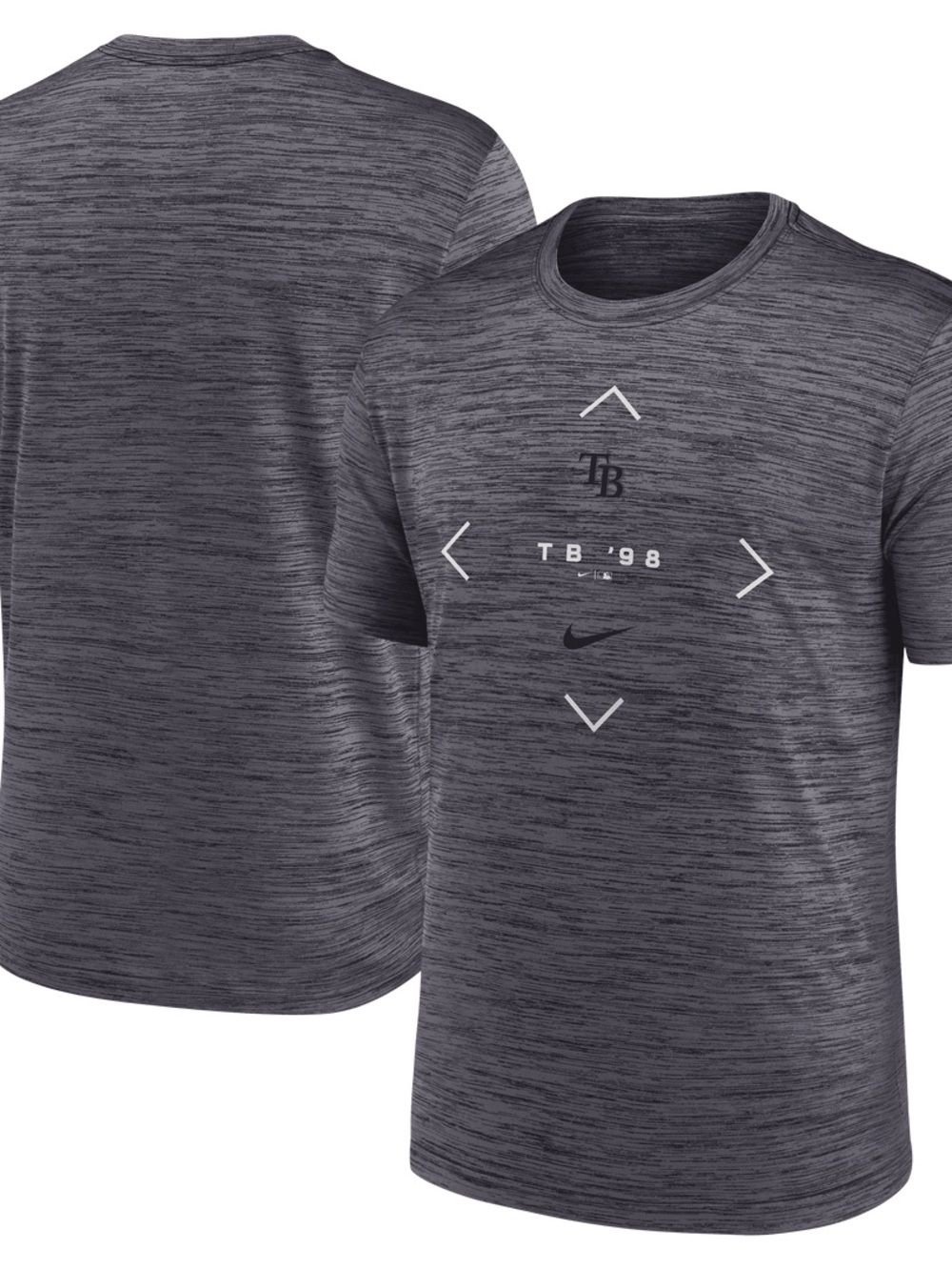 Nike Tampa Bay Rays Medium GREY DRI FIT T-SHIRT
